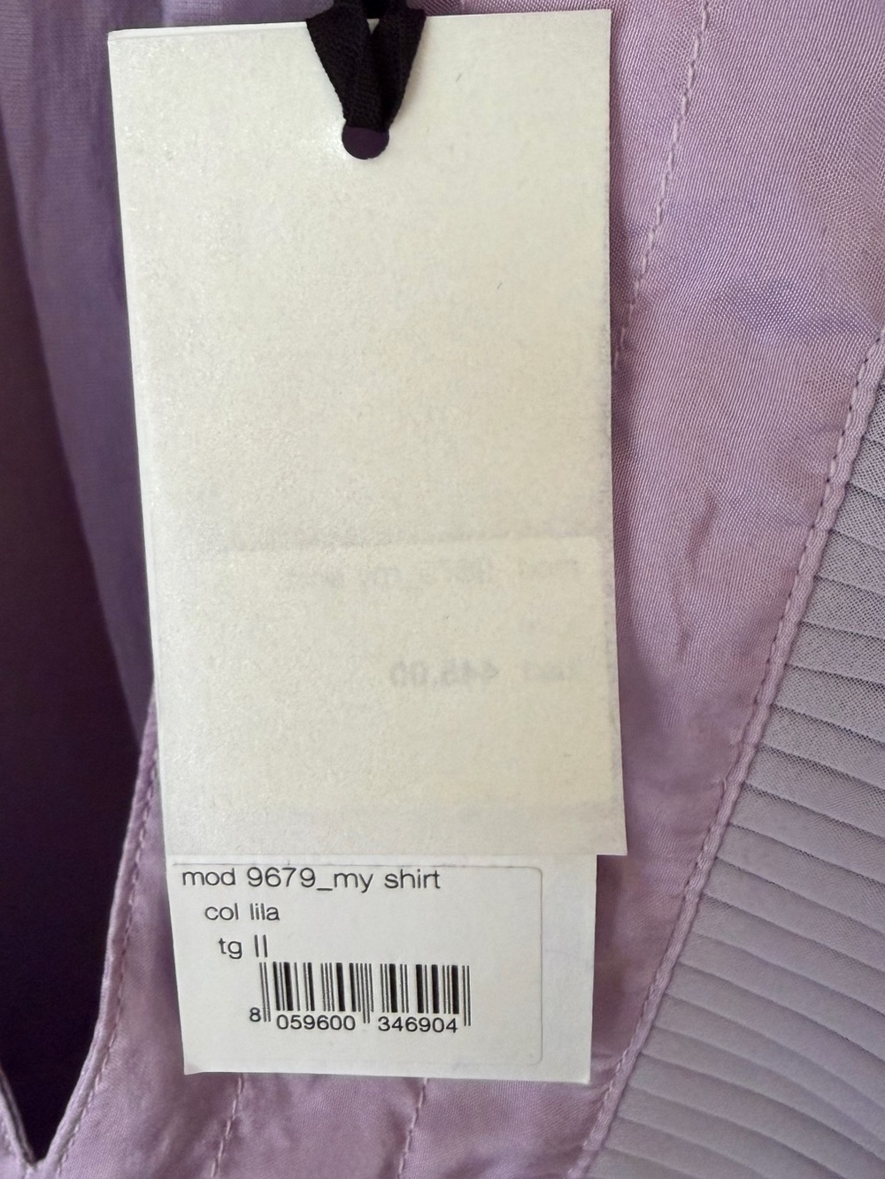 Forte Forte front panel shirt lilac Lavender Ruffle Blouse top $445 sz II 6 - Picture 13 of 14